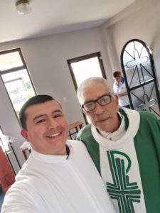 Con el Padre Alexis Madrigal